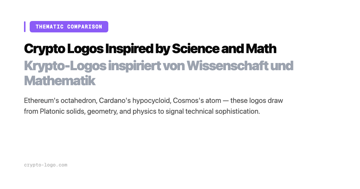 Krypto-Logos inspiriert von Wissenschaft und Mathematik | crypto-logo.com