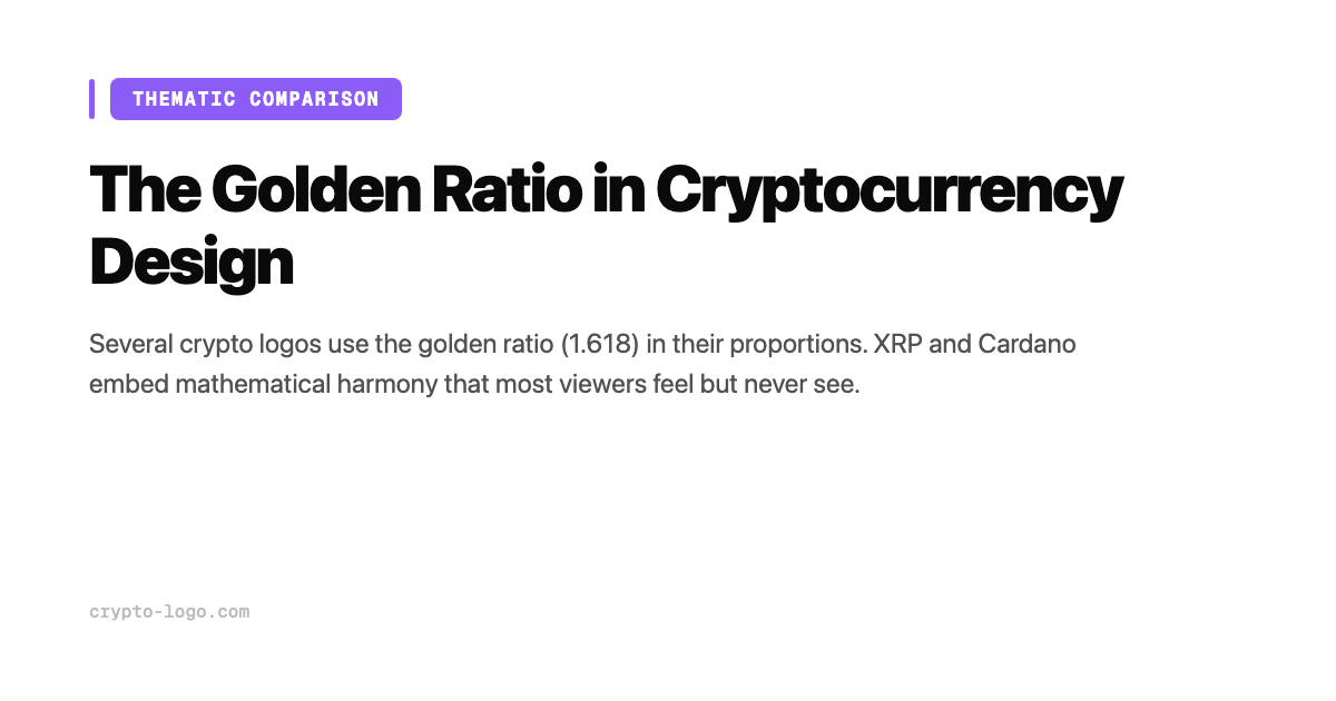 The Golden Ratio in Cryptocurrency Design | crypto-logo.com
